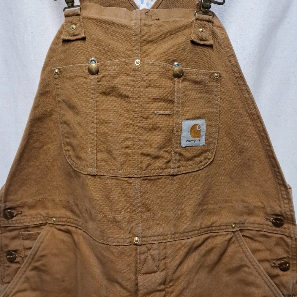 Carhartt Tan Work Coveralls - Picture 4 of 9